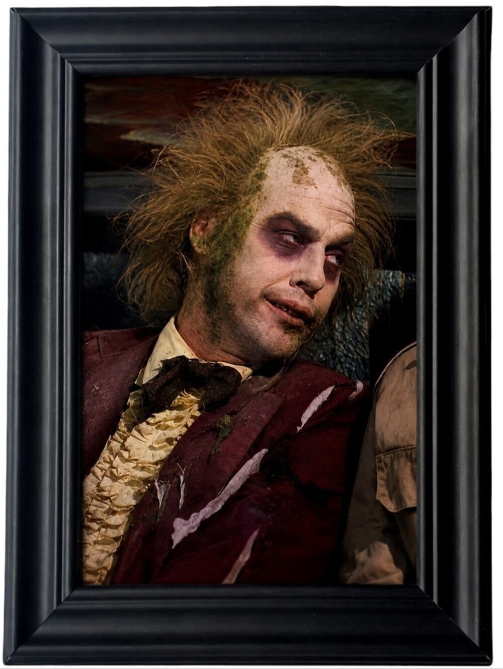 Beetlejuice Tim Burton Vintage 90s Classic Halloween Fall Fun Movies Framed Art